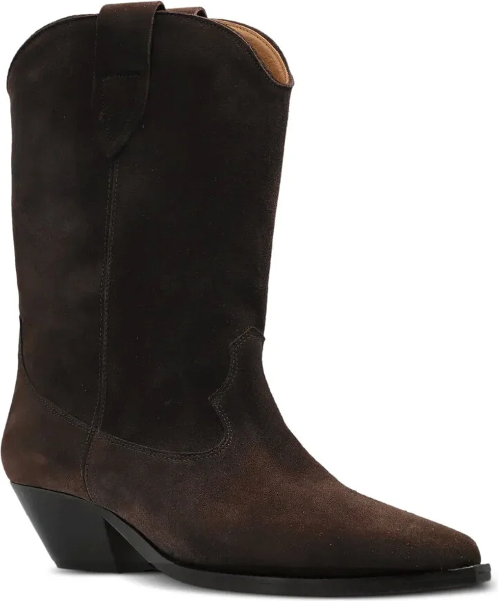 40mm Duerto pointed-toe suede cowboy boots - Image 2