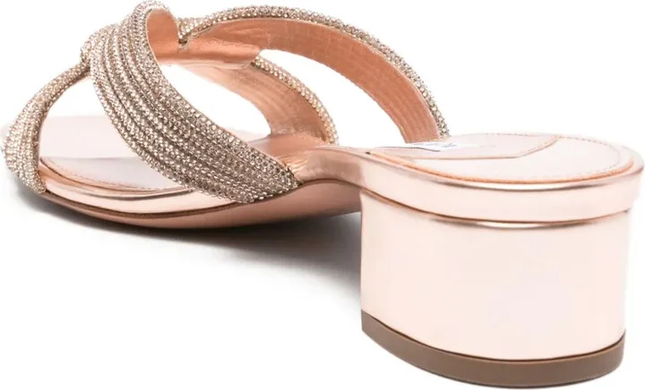 40mm Embellished Low-Heel Sandals - Image 3