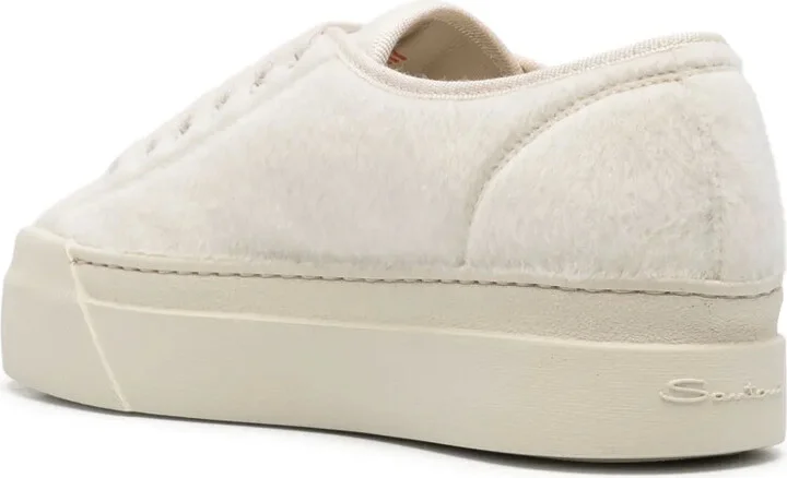 40mm Faux Fur Platform Sneakers - Image 3