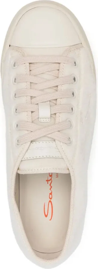 40mm Faux Fur Platform Sneakers - Image 4