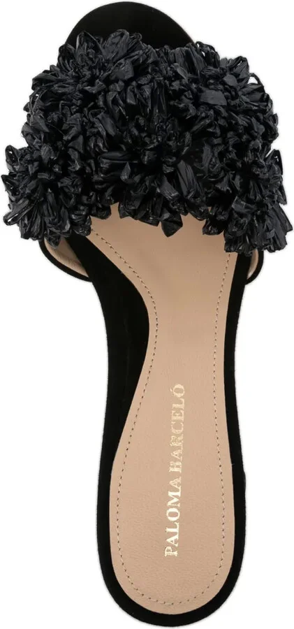 40mm Floral-Appliqué Sandals - Image 4
