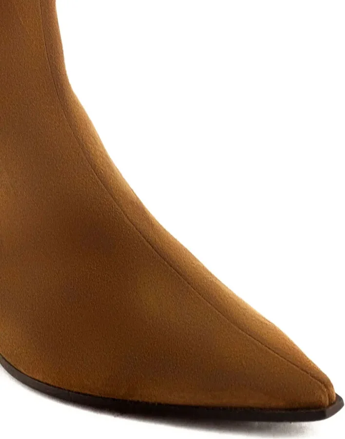 40mm Fringe Detail Pointed-Toe Boots - Image 5