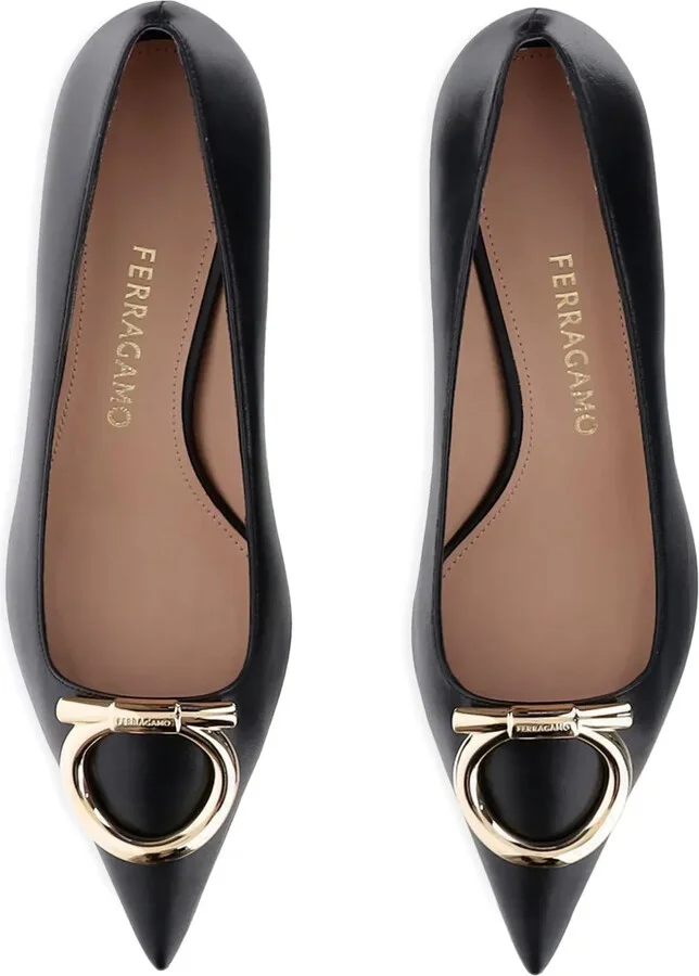 40mm Gancini pointed-toe pumps - Image 4
