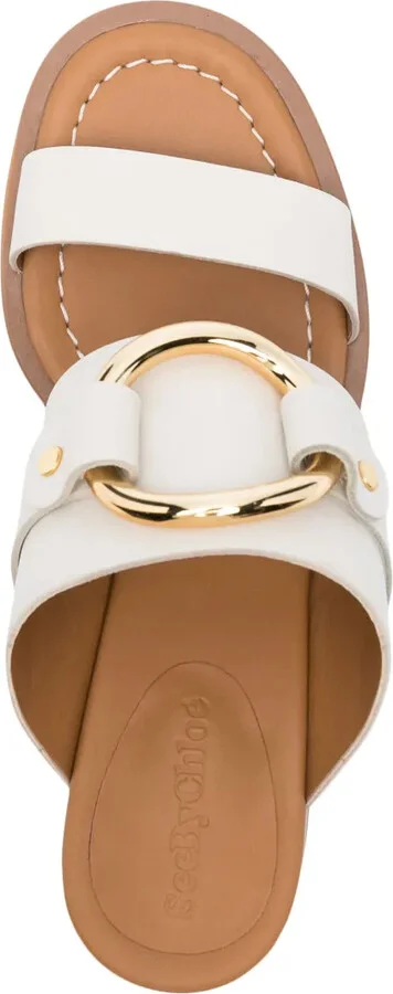 40mm Hana leather sandals - Image 4