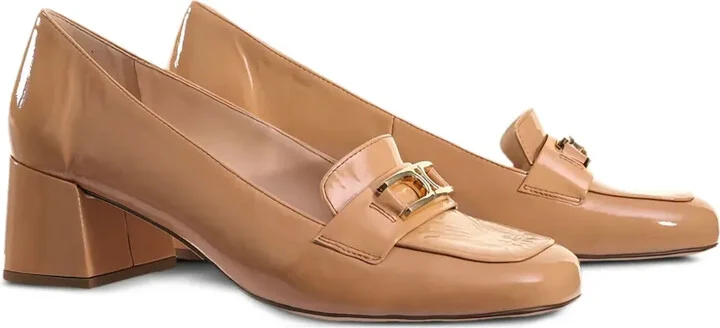 40mm Helen patent-leather block-heel loafers - Image 2