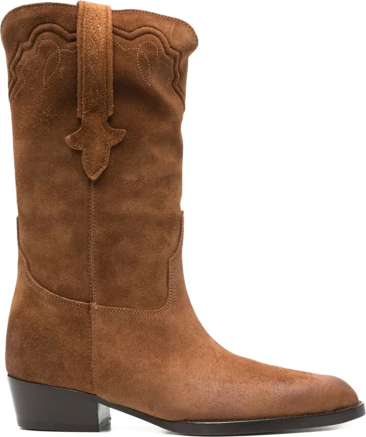 40mm Hilda suede boots