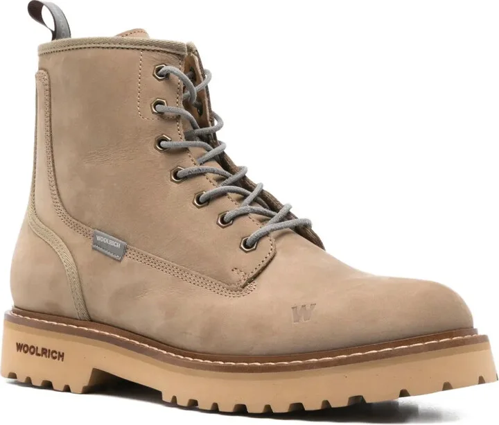 40mm Lace-Up Leather Boots - Image 2