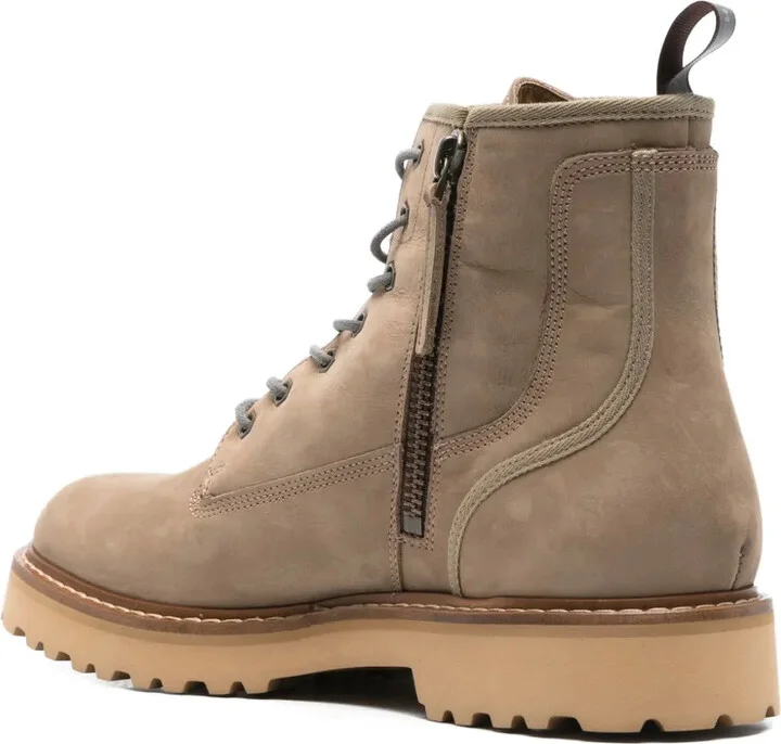 40mm Lace-Up Leather Boots - Image 3