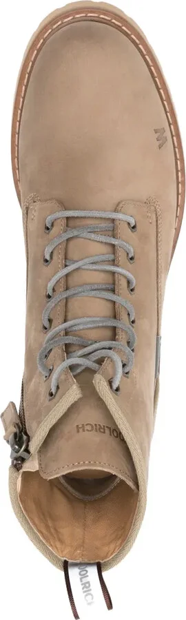 40mm Lace-Up Leather Boots - Image 4