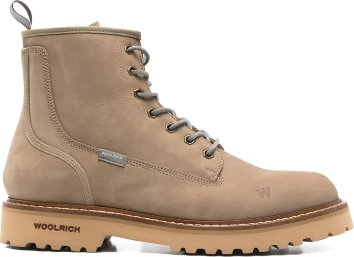 40mm Lace-Up Leather Boots