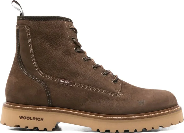 40mm Lace-Up Leather Boots
