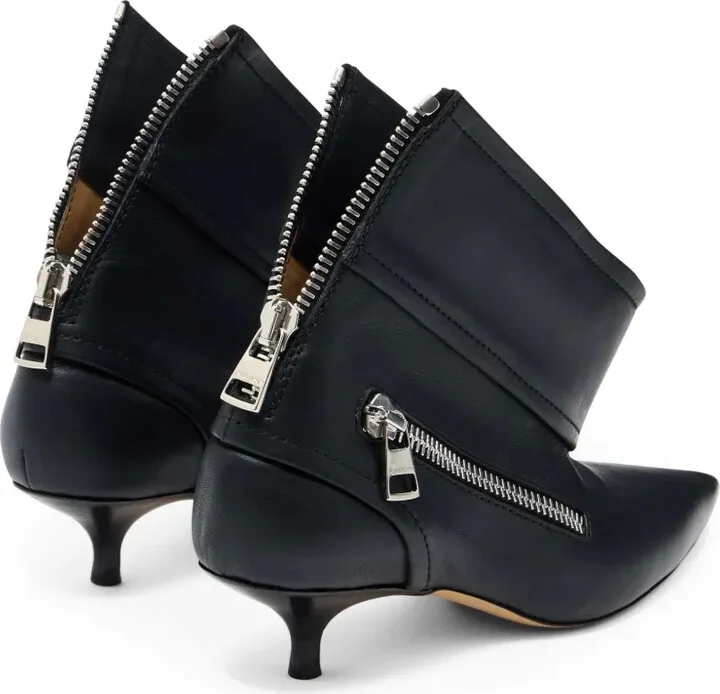 40mm Leather Ankle Boots - Image 3