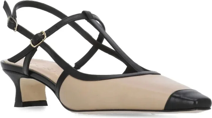 40mm Leather Ankle-Strap Pumps - Image 2
