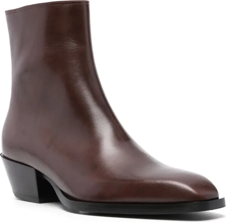 40mm Leather Boots - Image 2