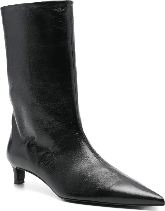 40mm Leather Boots - Image 2