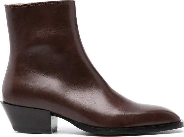 40mm Leather Boots