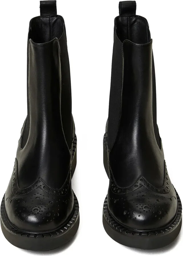 40mm leather Chelsea boots - Image 4