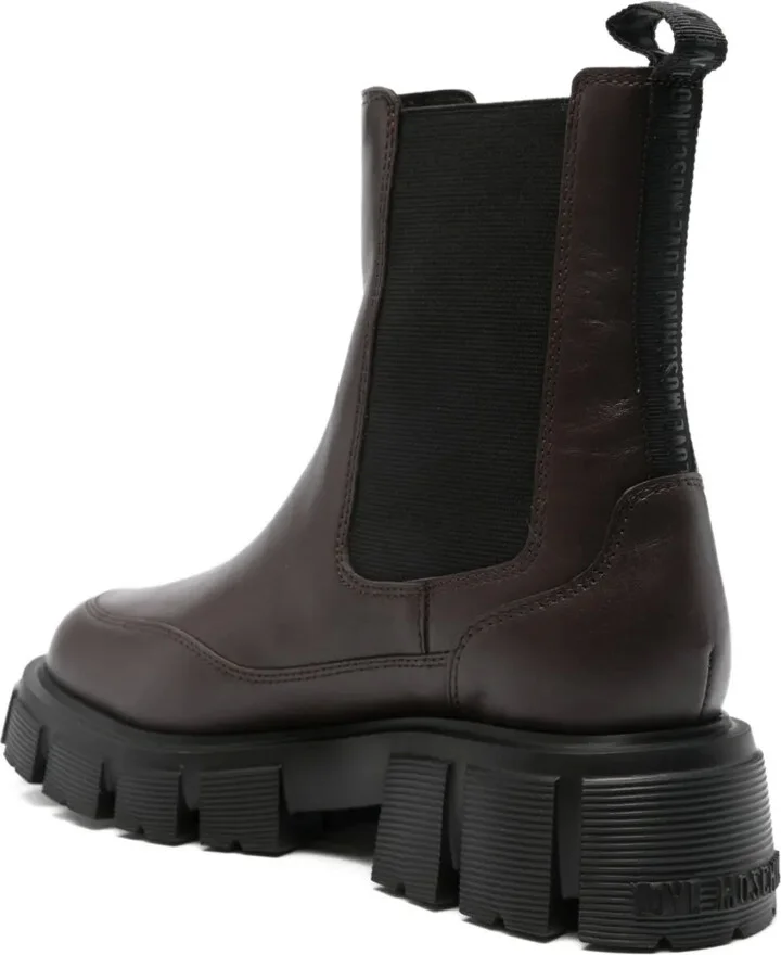 40mm Leather Chunky Boots - Image 3