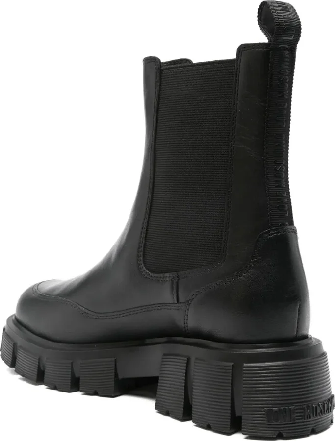 40mm Leather Chunky Boots - Image 3