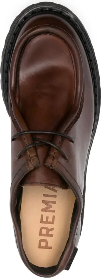 40mm Leather Derby Shoes - Image 4