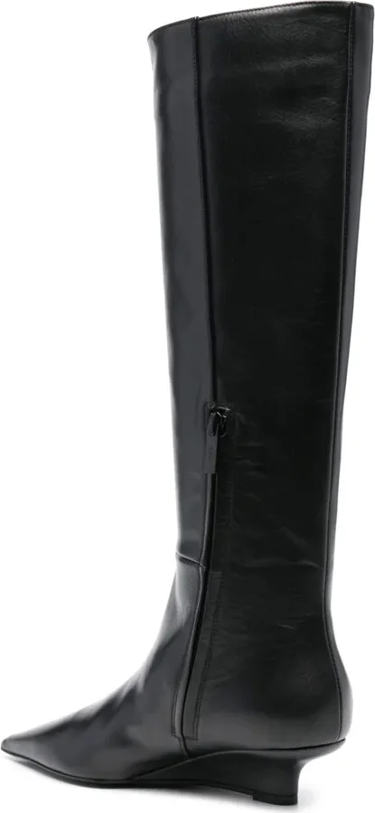 40mm Leather Knee Boots - Image 3