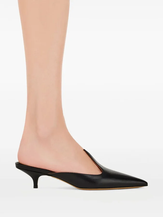 40mm Leather Mules - Image 5