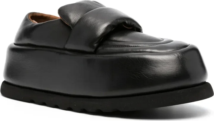 40mm Leather Platform Loafers - Image 2