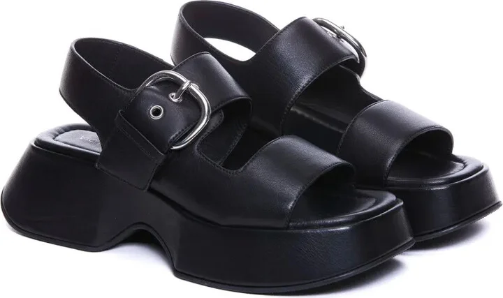 40mm Leather Sandals - Image 2
