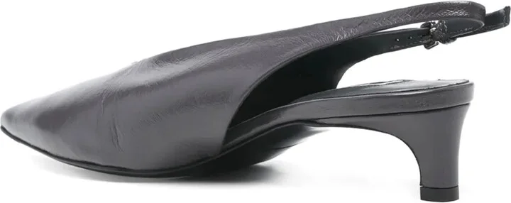 40mm Leather Slingback Pumps - Image 3