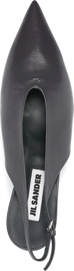 40mm Leather Slingback Pumps - Image 4