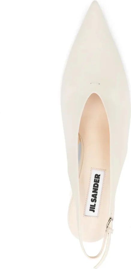 40mm Leather Slingback Pumps - Image 4