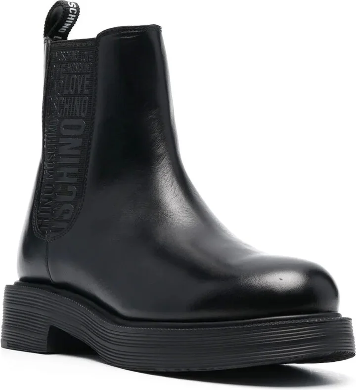 40mm logo-tape Chelsea boots - Image 2