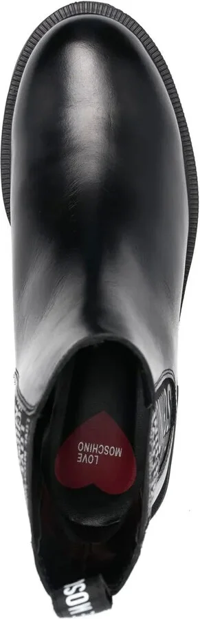 40mm logo-tape Chelsea boots - Image 4