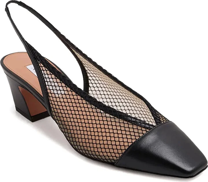 40mm Margot mesh slingback heeled pumps - Image 2