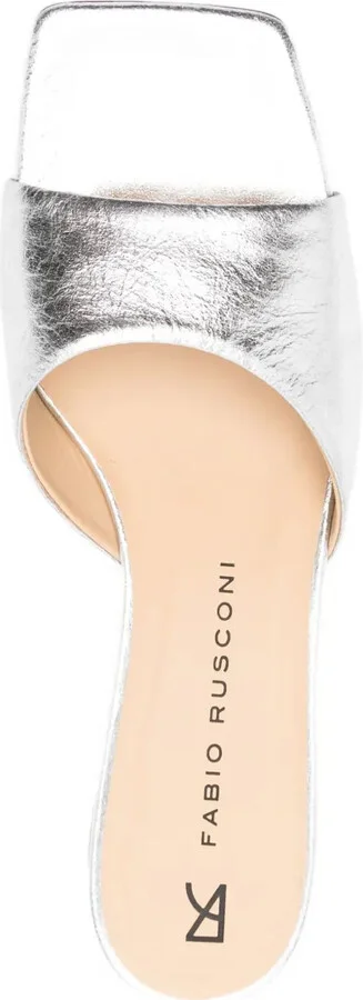 40mm Metallic Leather Sandals - Image 4