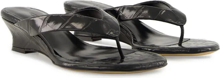 40mm Micro Wedge Thong Sandals - Image 3