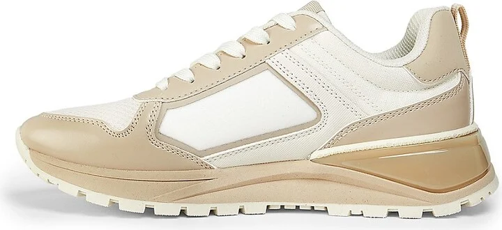 40MM Mixed-Media Lace-Up Sneakers - Image 4