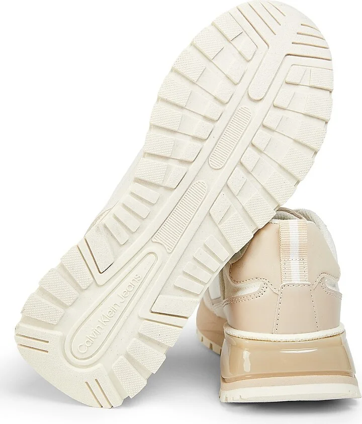 40MM Mixed-Media Lace-Up Sneakers - Image 6