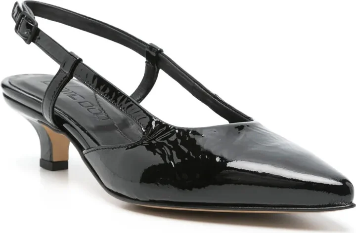 40mm Patent Slingback Pumps - Image 2