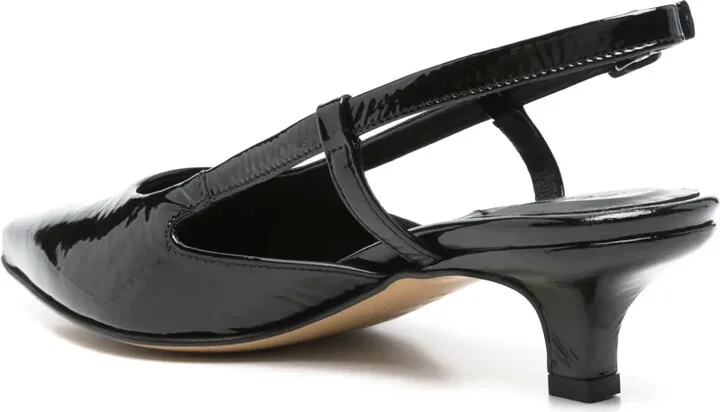 40mm Patent Slingback Pumps - Image 3