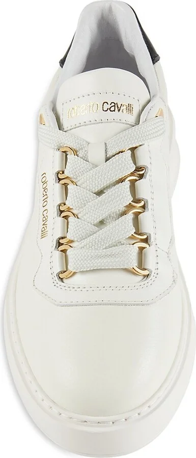 40MM Platform Leather Low-Top Sneakers - Image 5