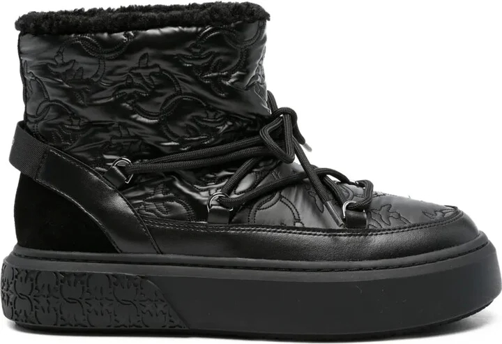 40mm Quilted Platform Boots