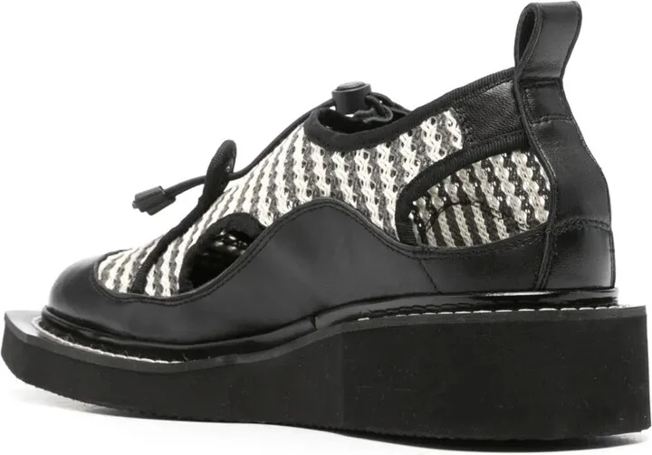 40mm Riviera striped interwoven sandals - Image 3