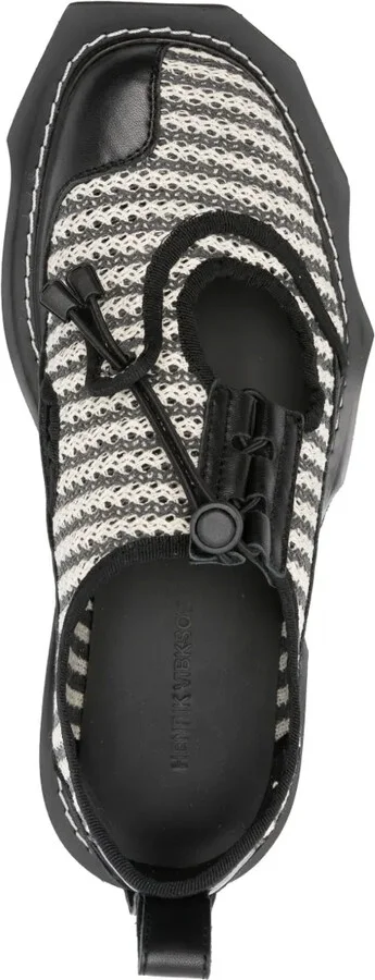 40mm Riviera striped interwoven sandals - Image 4