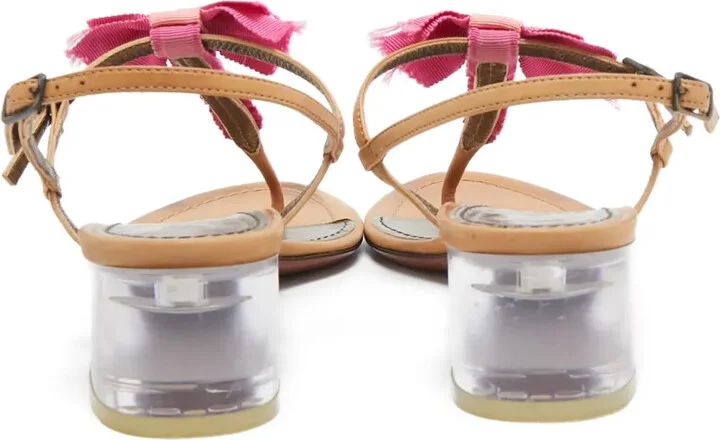 40mm Ruffled Thong Sandals - Image 3
