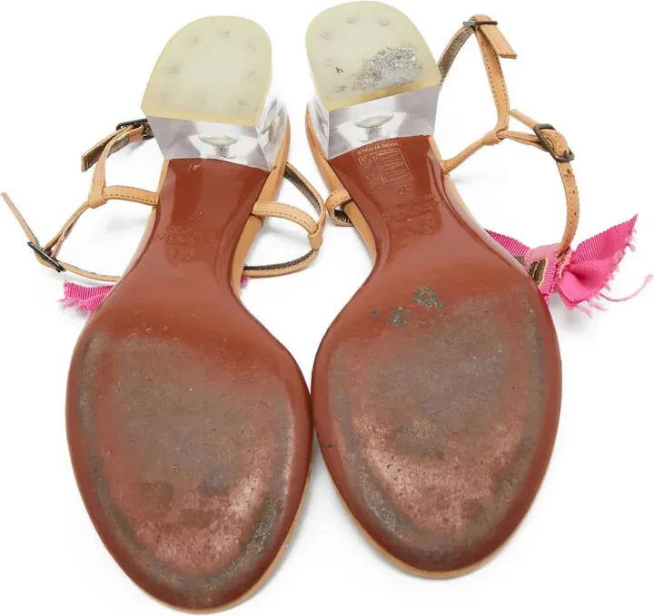 40mm Ruffled Thong Sandals - Image 5