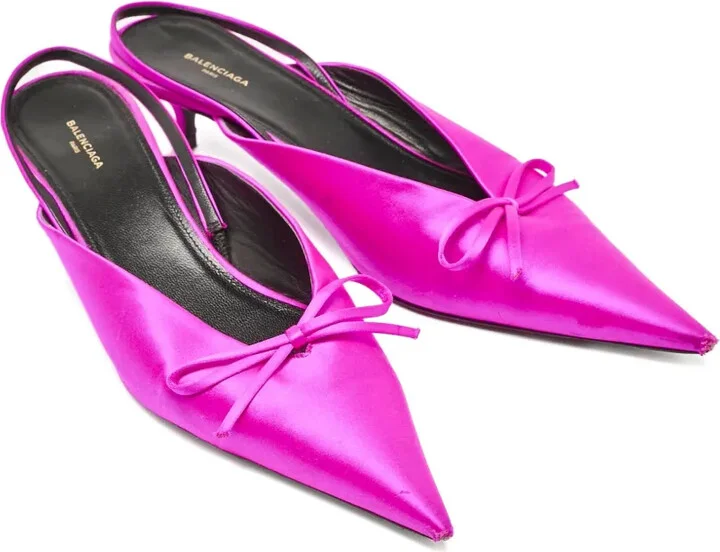 40mm Satin Mules - Image 2