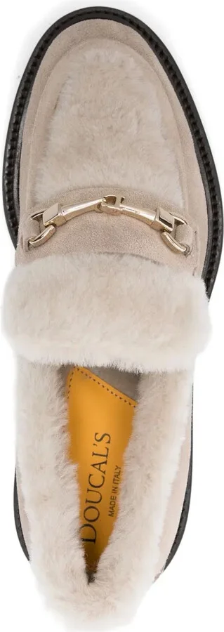 40mm Shearling Platform Loafers - Image 4