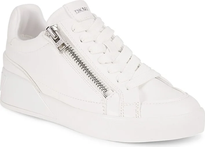 40MM Side-Zip Lace-Up Platform Sneakers - Image 2