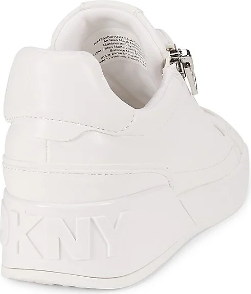 40MM Side-Zip Lace-Up Platform Sneakers - Image 3